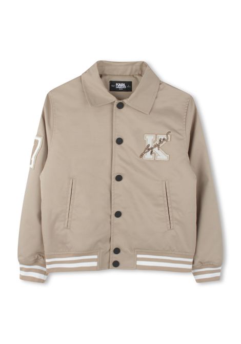 Bomber con applicazione KARL LAGERFELD KIDS | Z30568296